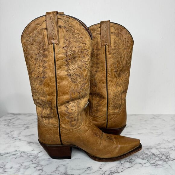 Dan Post Santa Rosa Snip Toe Cowboy Boots 6.5 - Picture 5 of 7
